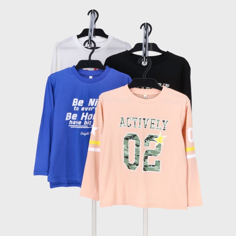 女児合寸長袖Tシャツ2柄