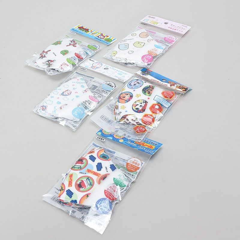 キャラキッズ用不織布マスク7P