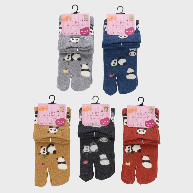 婦人『足袋のanimal socks』毛混足袋ソックス