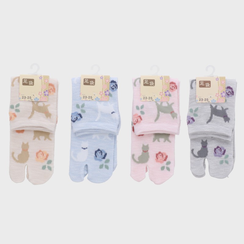 婦人足袋クルーソックス