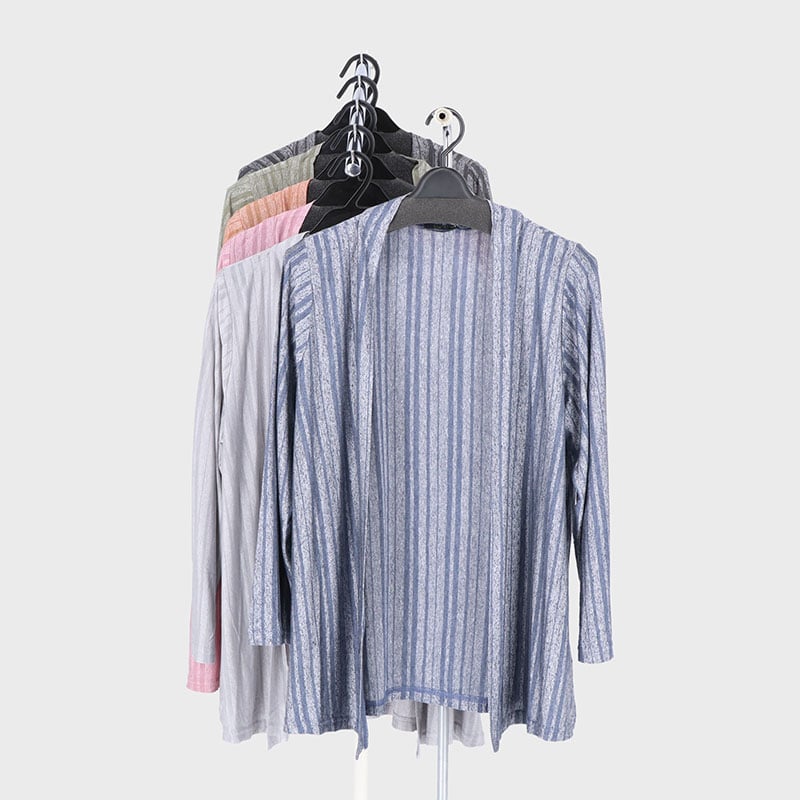 婦人ストライプトッパー