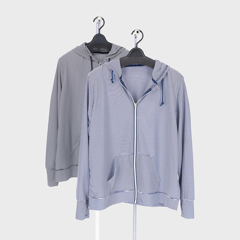 婦人ボーダースタンドパーカー