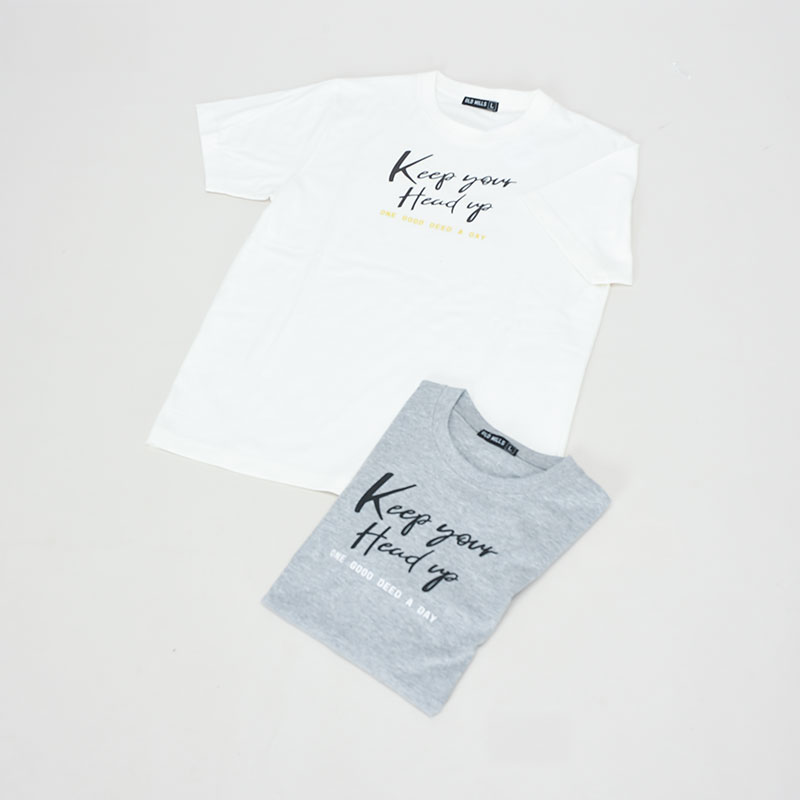 紳士半袖シンプルロゴTシャツ3