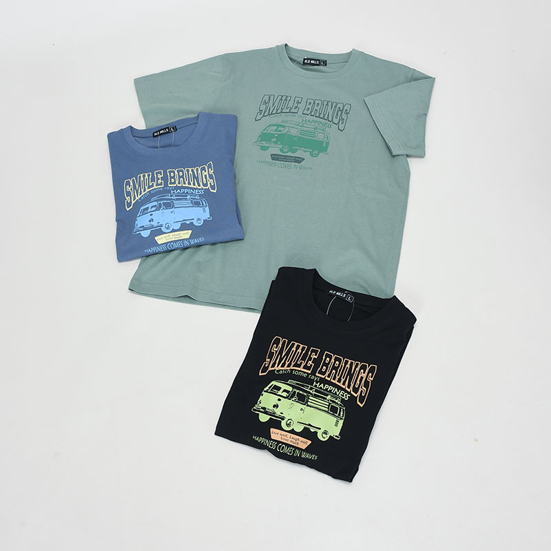 紳士半袖モチーフ柄Tシャツ5