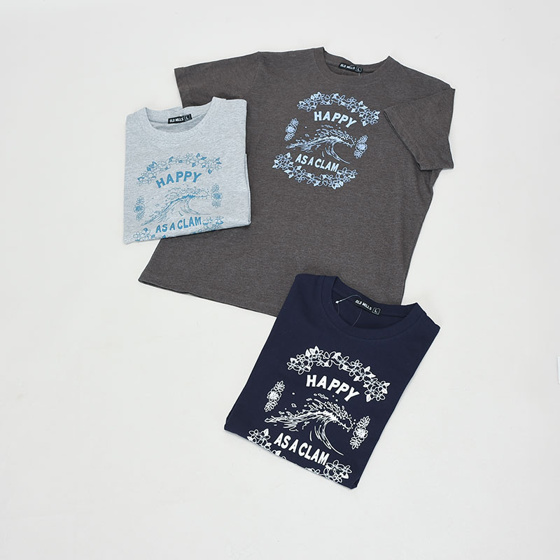 紳士大寸半袖サーフプリントTシャツ5