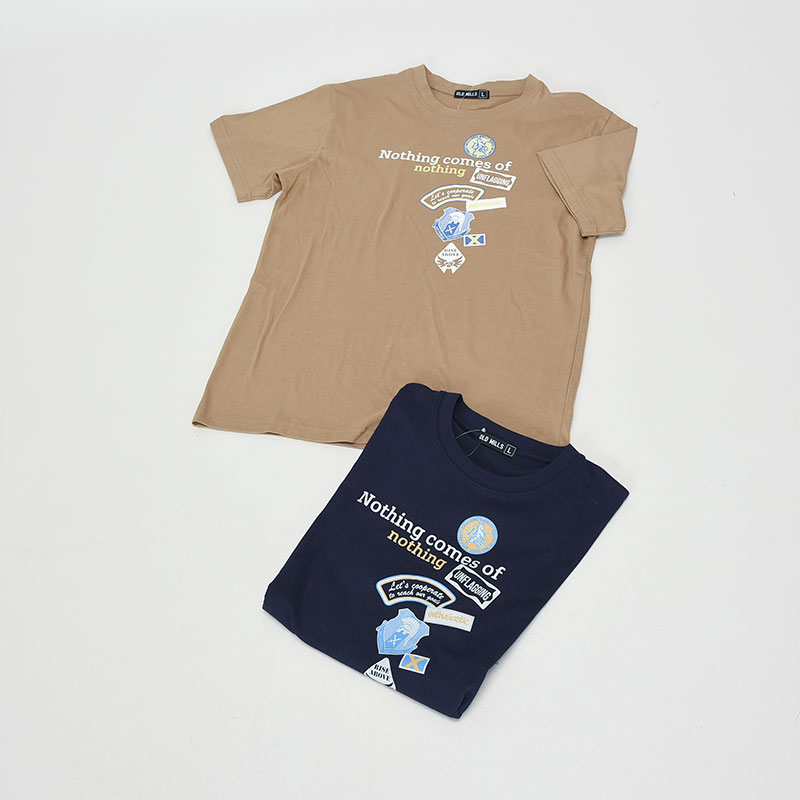 紳士大寸半袖アメカジプリントTシャツ4