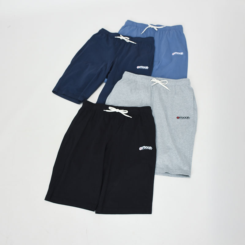 紳士半袖ブランド刺繍ハーフパンツ