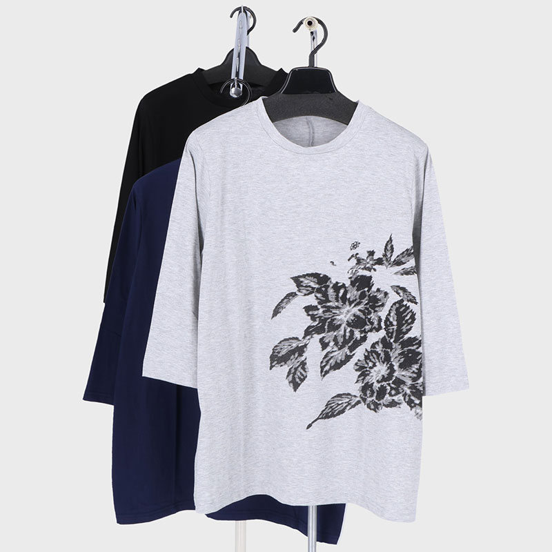 婦人転写プリントチュニック