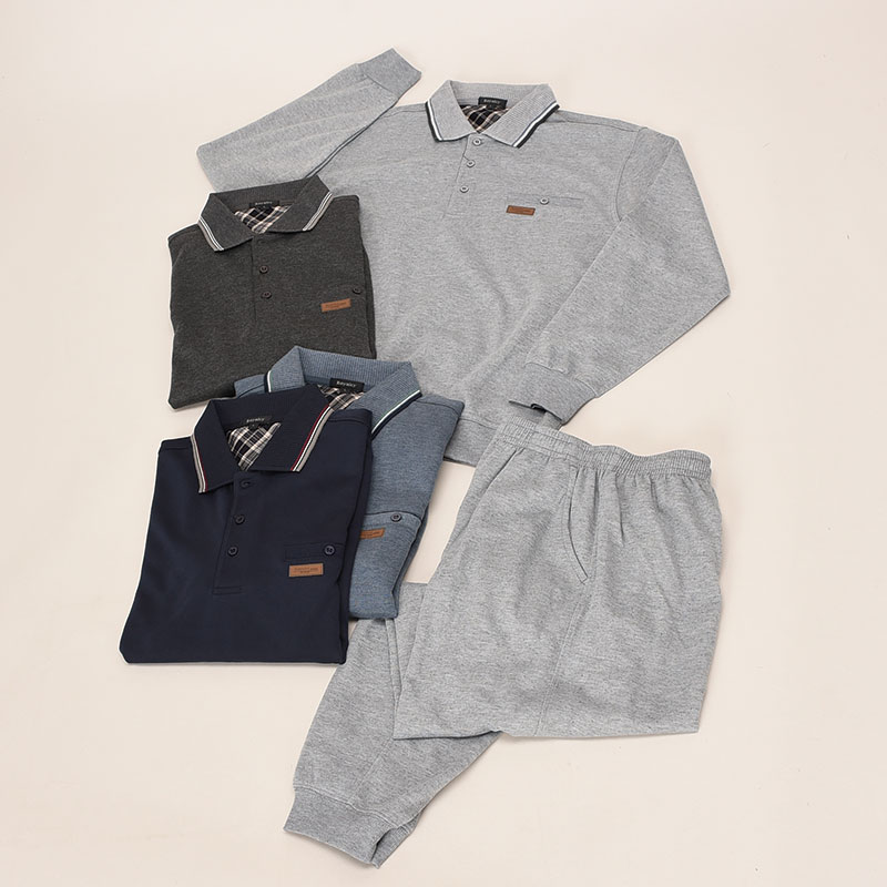 紳士大寸ダンボール無地ポロスーツ