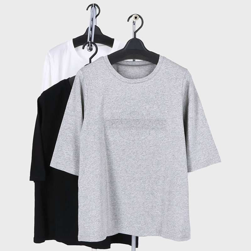 婦人エンボス加工Tシャツ