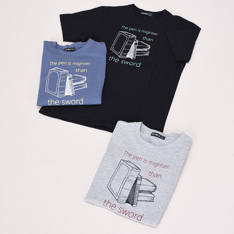 紳士半袖モチーフ柄Tシャツ6