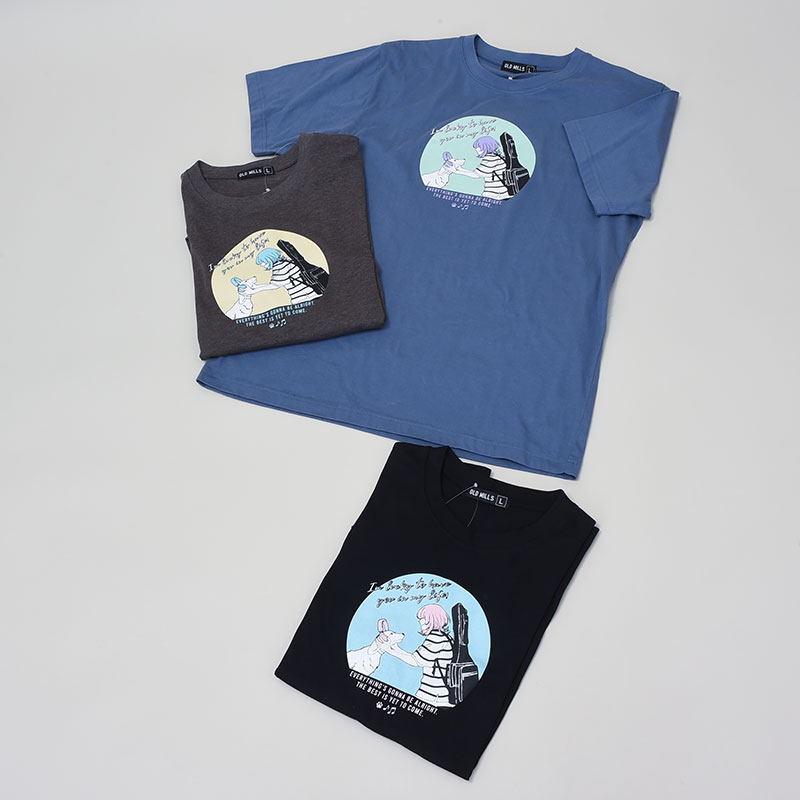 紳士半袖イラスト柄Tシャツ5