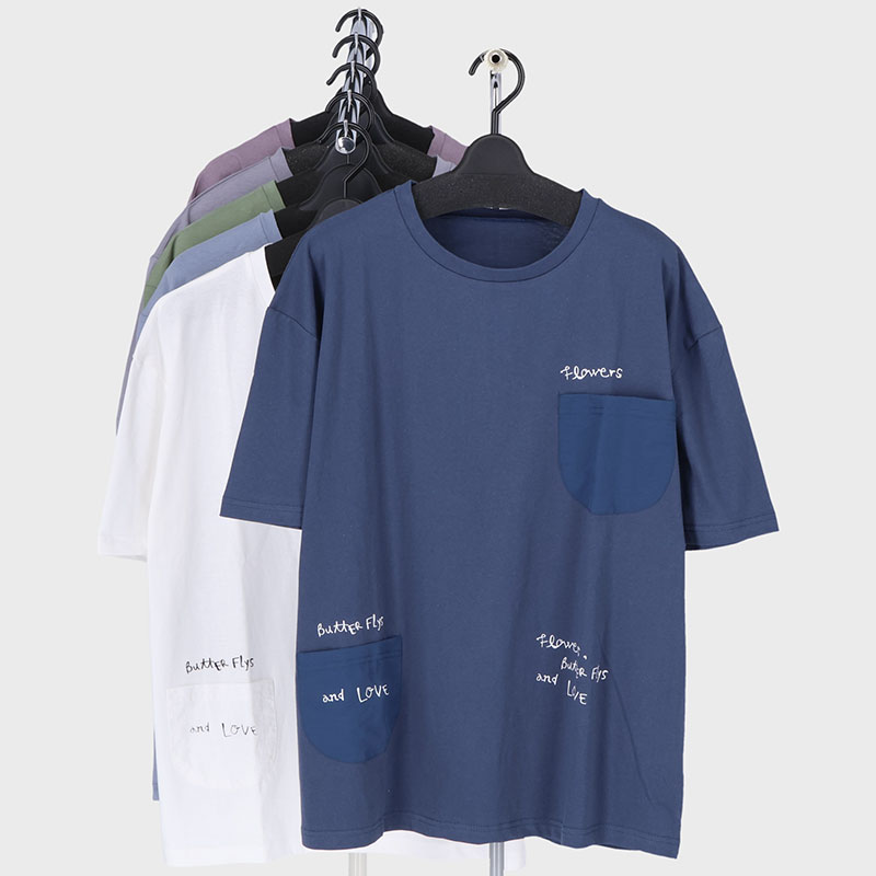 婦人ポケット付きTシャツ