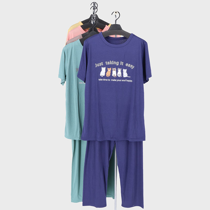 婦人半袖Tシャツ+長パンツ