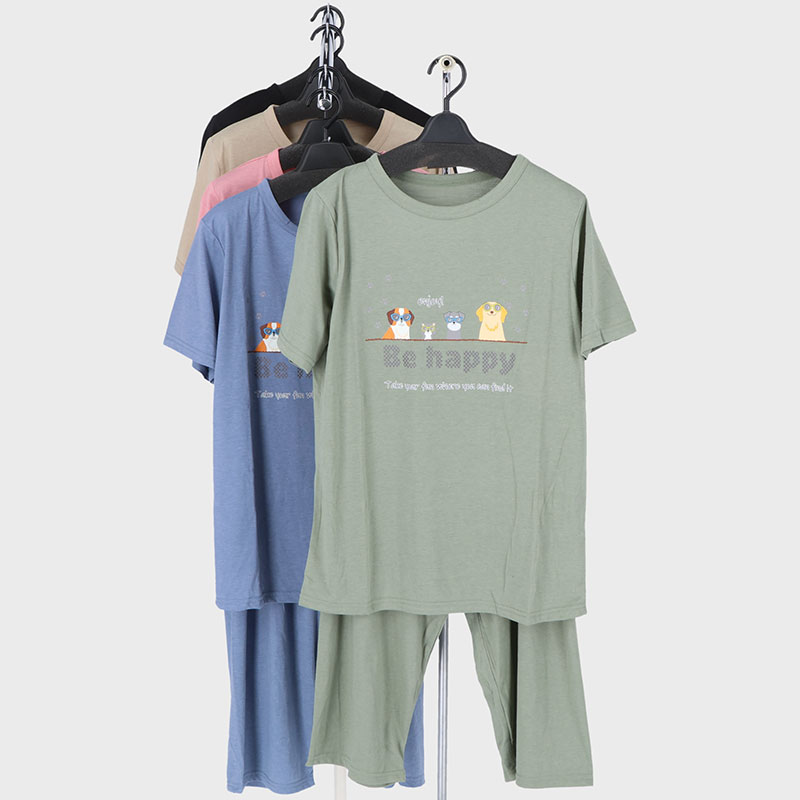 婦人半袖Tシャツ+7分丈パンツ