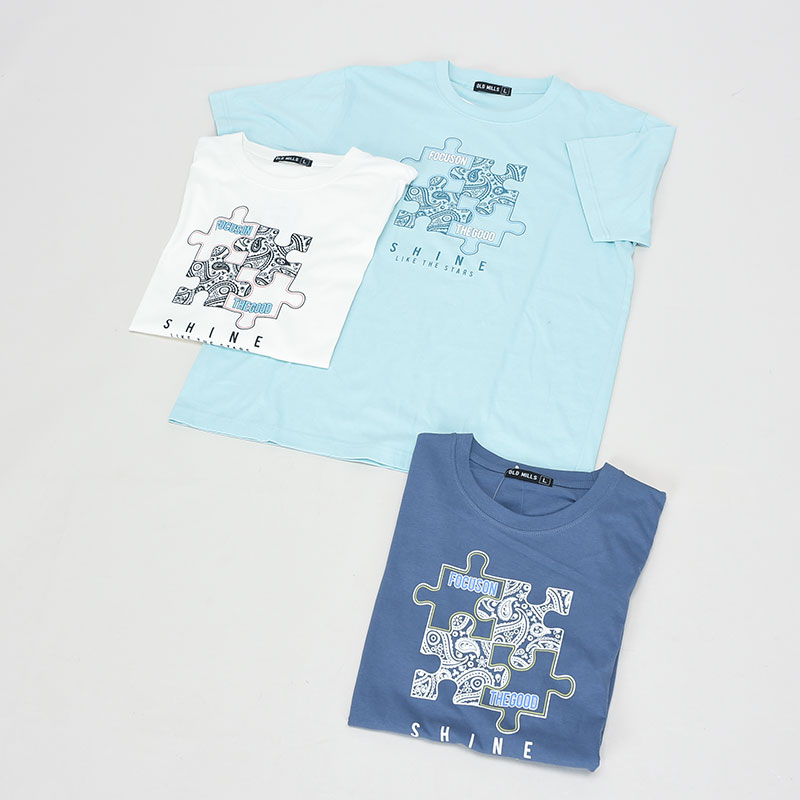 紳士半袖モチーフ柄Tシャツ9