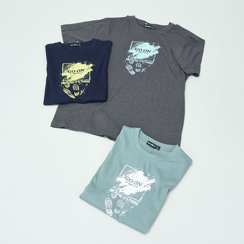 紳士半袖アウトドア柄Tシャツ6