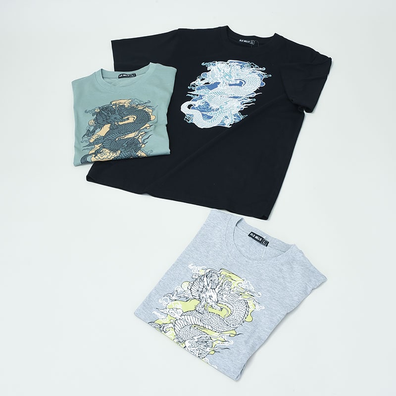 紳士半袖和柄Tシャツ3