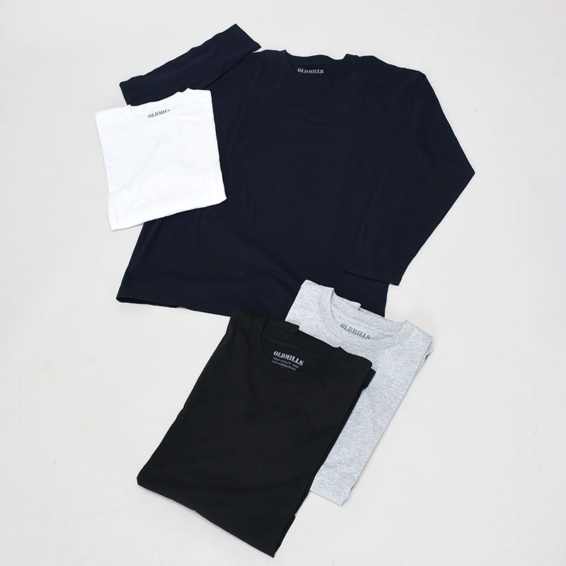 紳士無地長袖ヘビーウェイトTシャツ