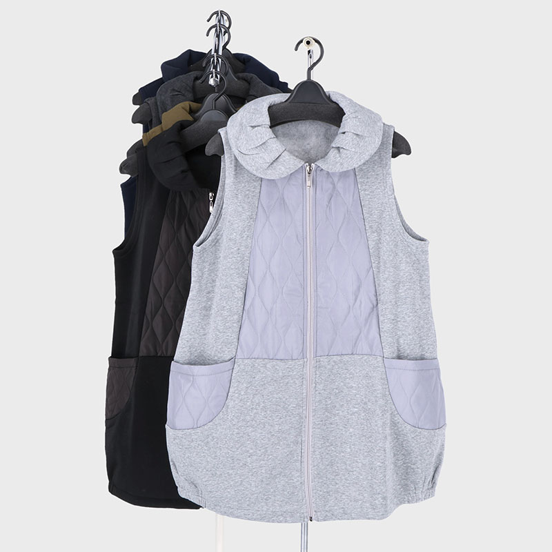 婦人キルト切替ベスト