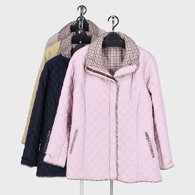 婦人大寸中綿裏プリントジャケット