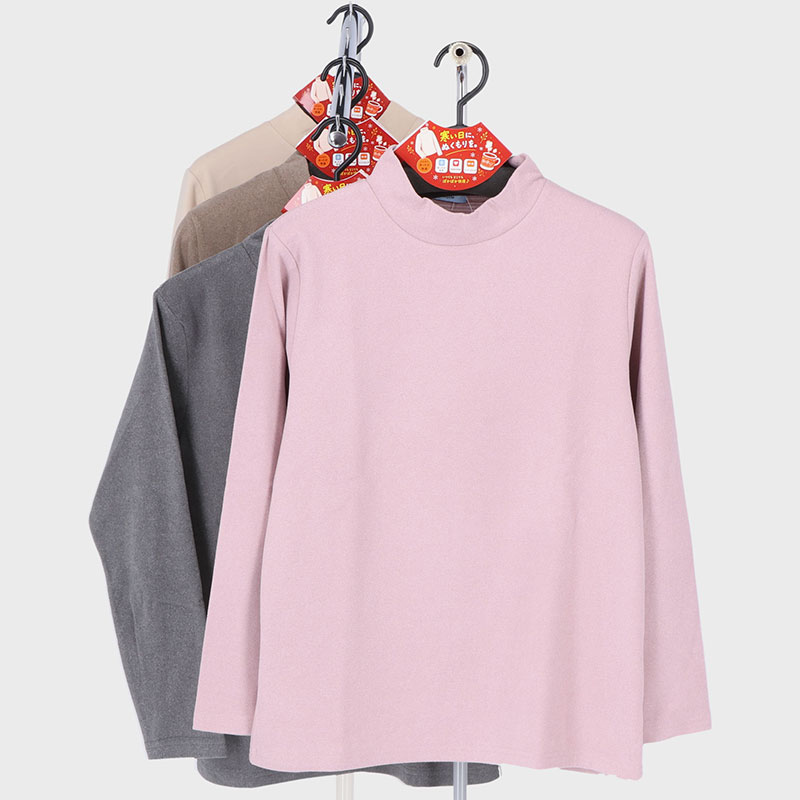 婦人両面起毛ストレッチTシャツ