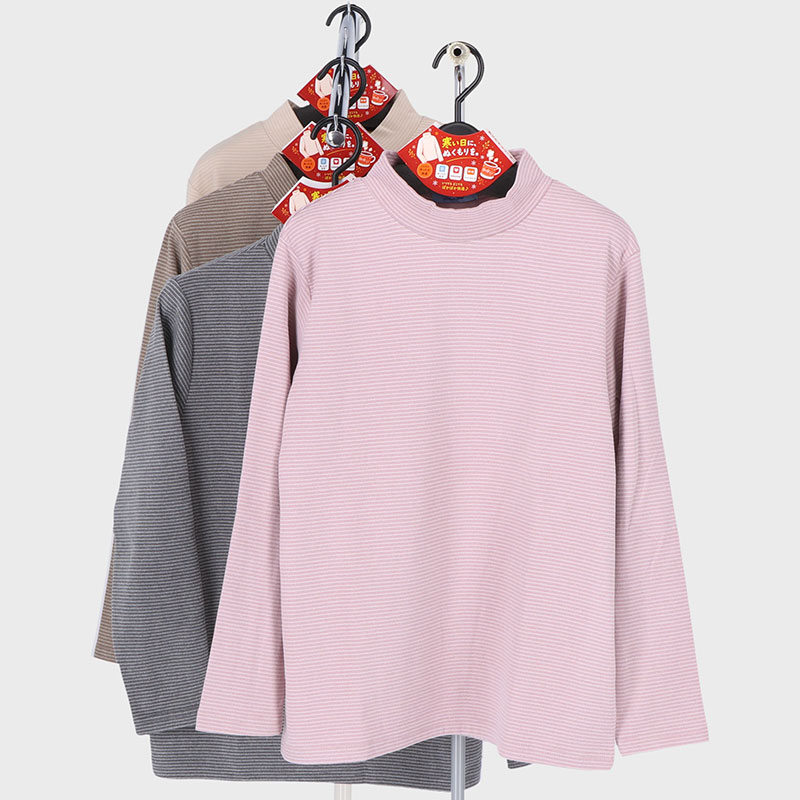 婦人両面起毛ストレッチTシャツ