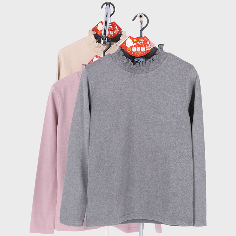 婦人大寸両面起毛ストレッチTシャツ