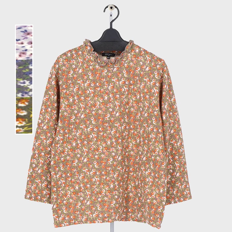 婦人裏起毛ニットソーTシャツ
