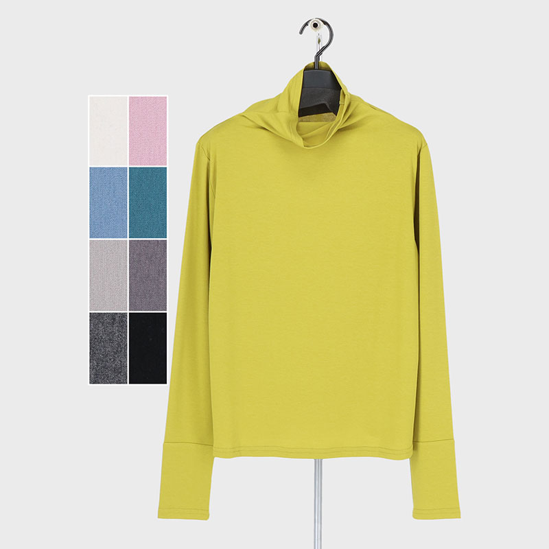 婦人ボトルネックインナーTシャツ