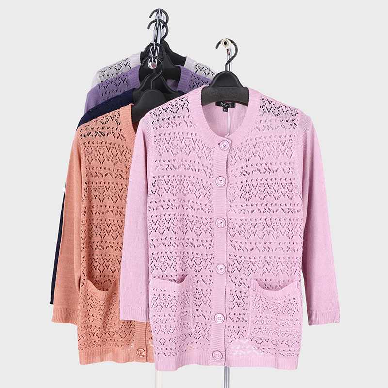婦人ニットカーディガン