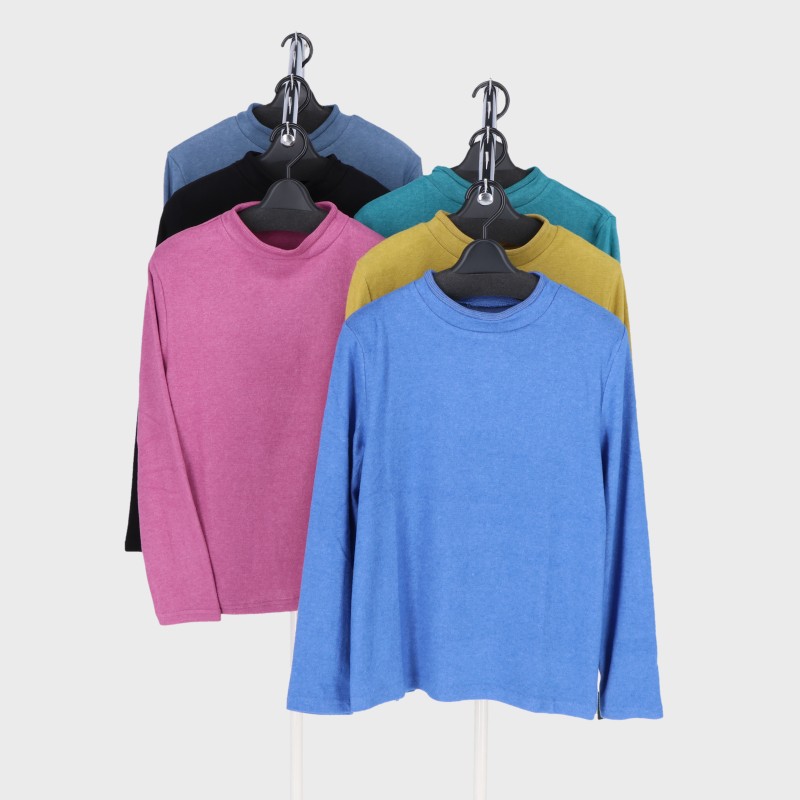 婦人表起毛インナーTシャツ