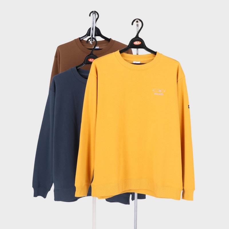 紳士ブランド裏起毛クルートレーナー