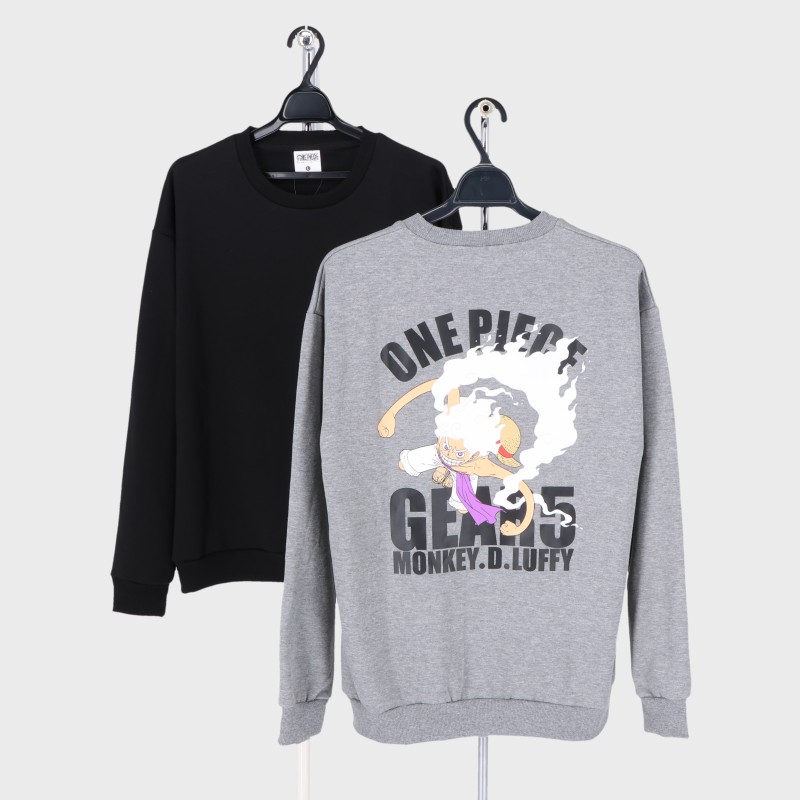 紳士キャラクター裏起毛プリントトレーナー