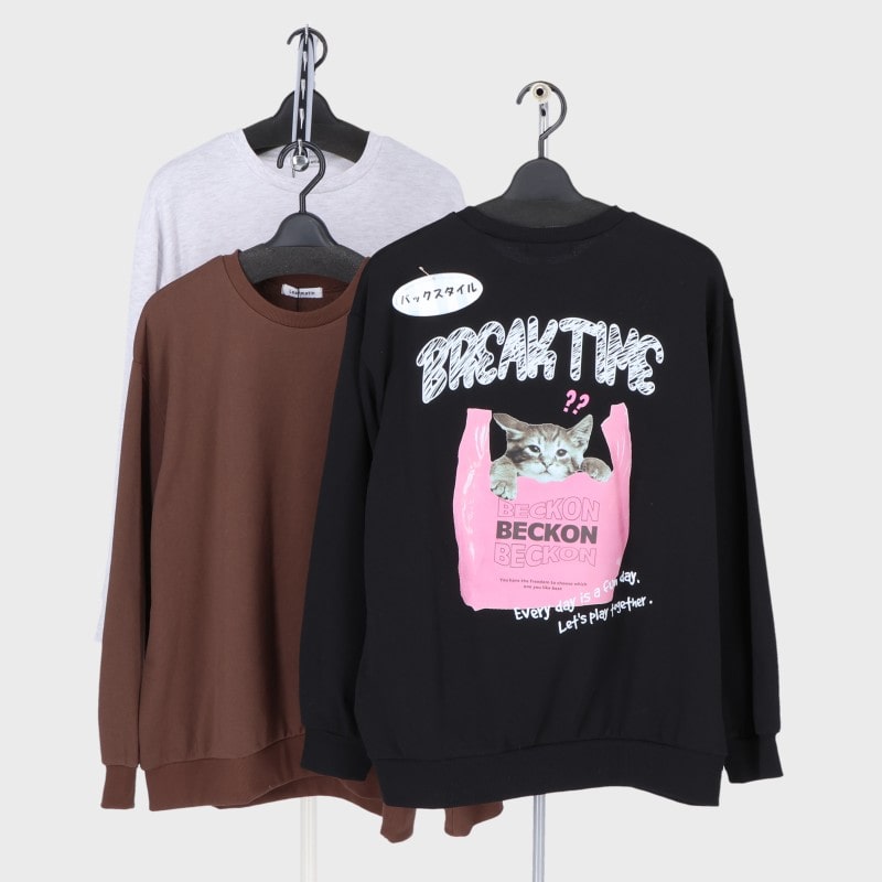 婦人裏毛バックプリントPO