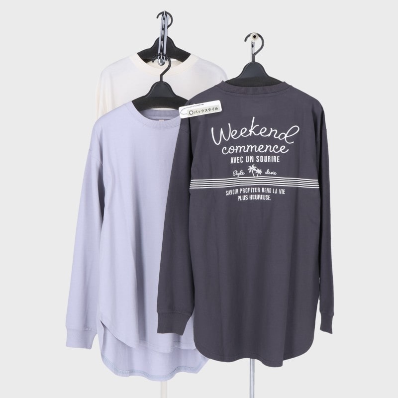 婦人長袖ヘビーウェイトTシャツ