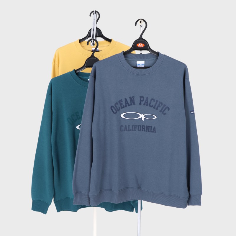 紳士ブランド裏起毛クルートレーナー