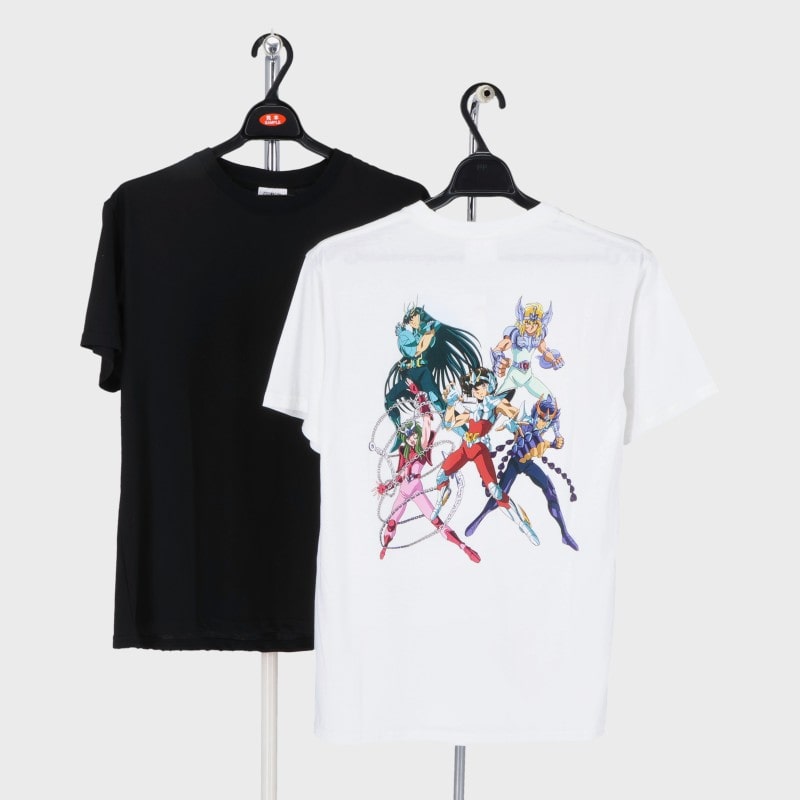 紳士半袖聖闘士星矢プリントTシャツ