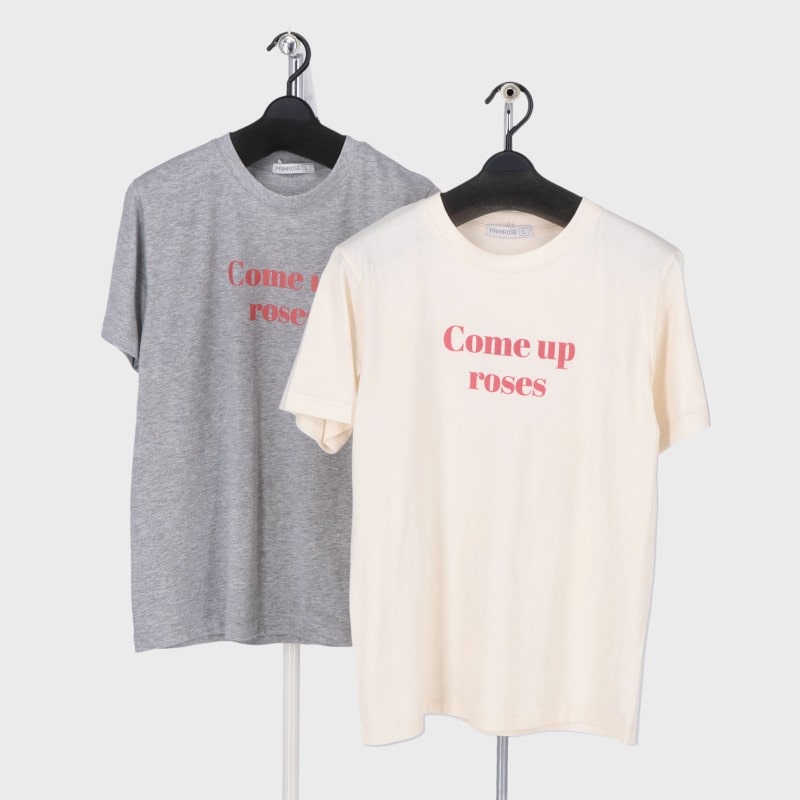 婦人大寸半袖ロゴTシャツ2