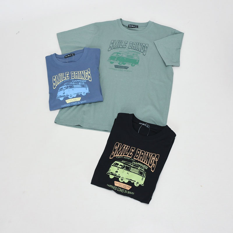 紳士半袖モチーフ柄Tシャツ5