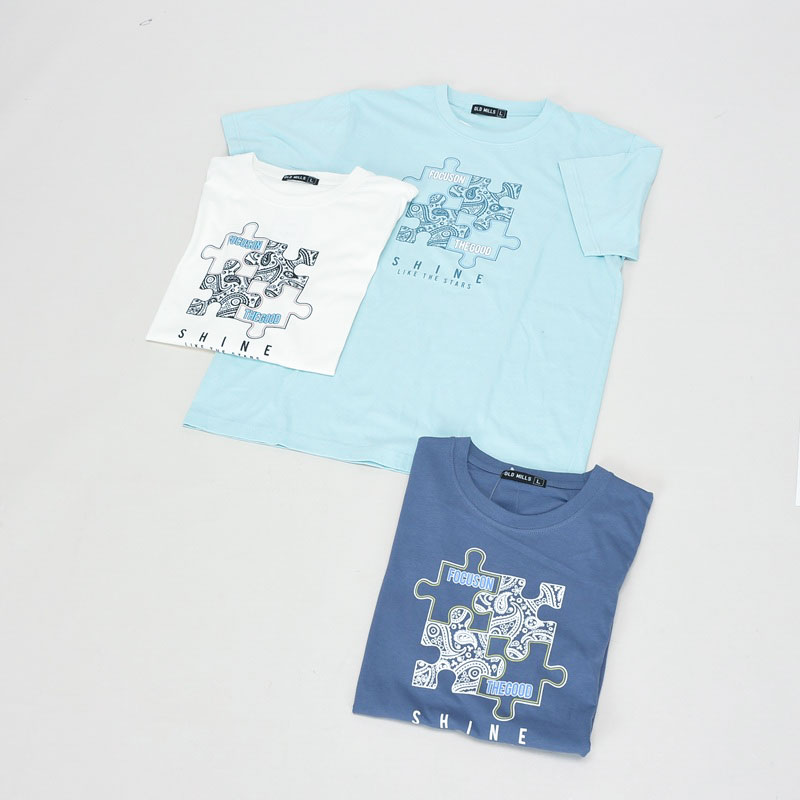 紳士半袖モチーフ柄Tシャツ9