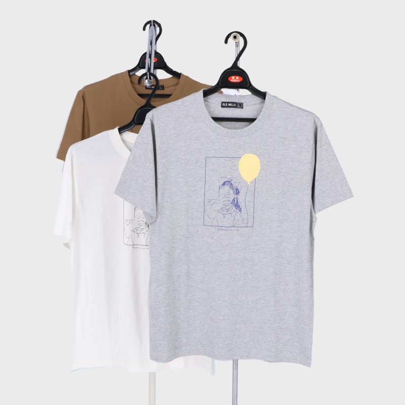 紳士半袖イラスト柄Tシャツ7