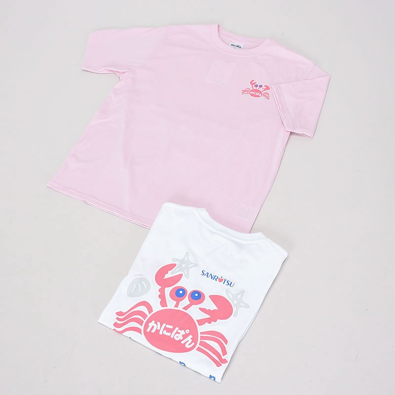 紳士半袖かにぱんプリントTシャツ