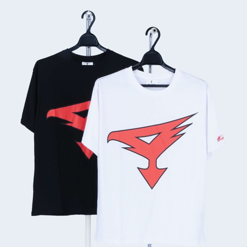 紳士半袖ガッチャマンプリントTシャツ