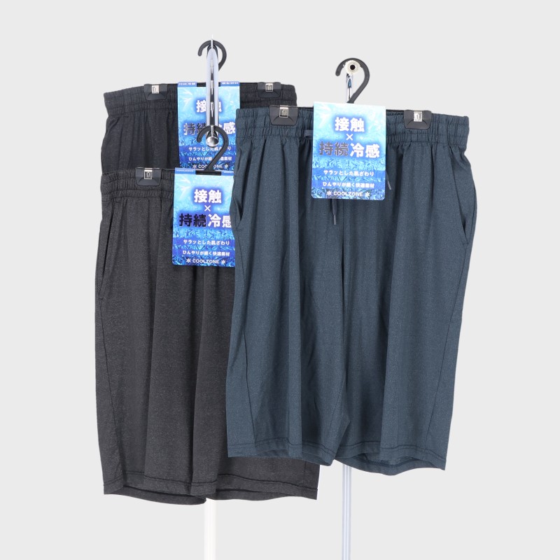 紳士カチオン接触冷感ハーフパンツ