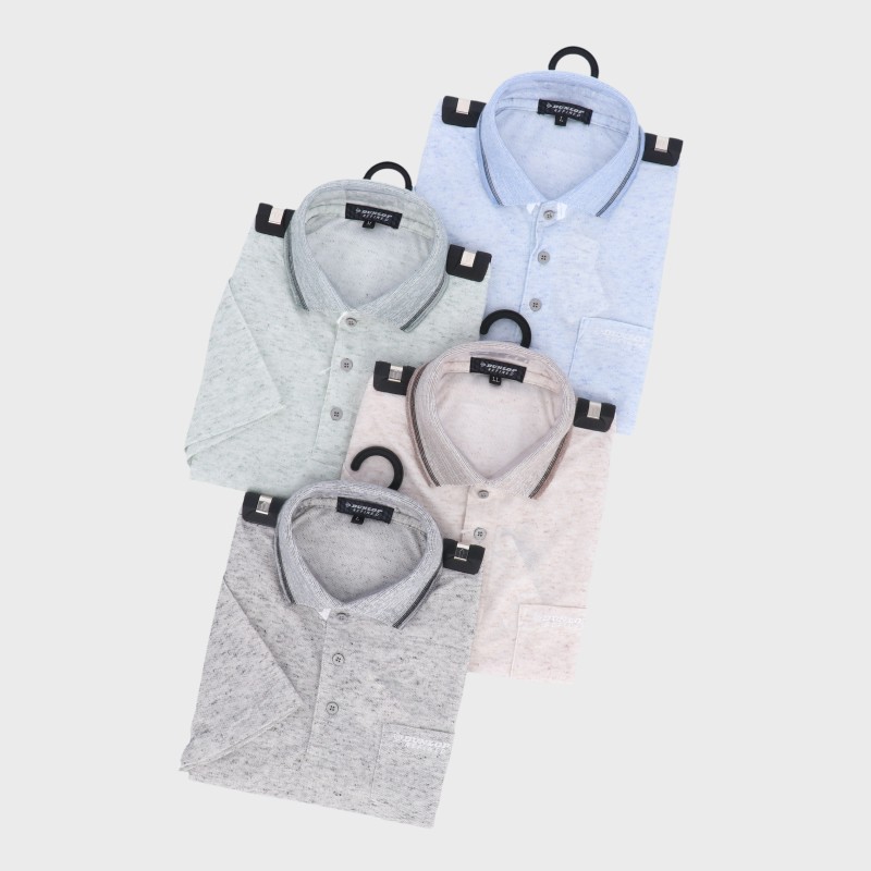 紳士ブランド半袖鹿の子ポロシャツ