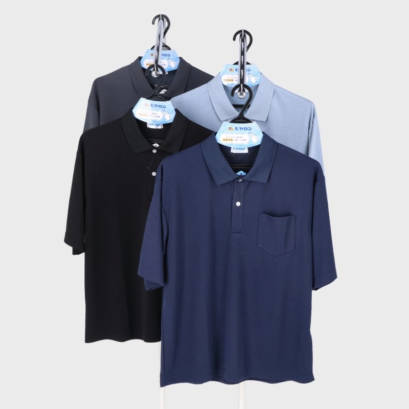 紳士ヒヤロンポロシャツ
