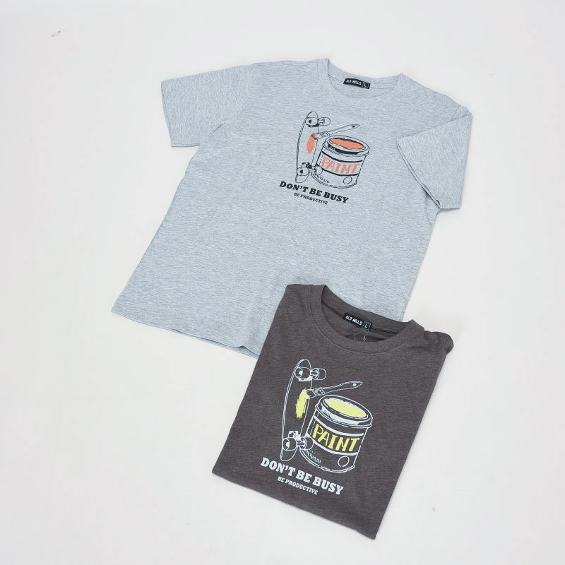 紳士半袖モチーフ柄Tシャツ4
