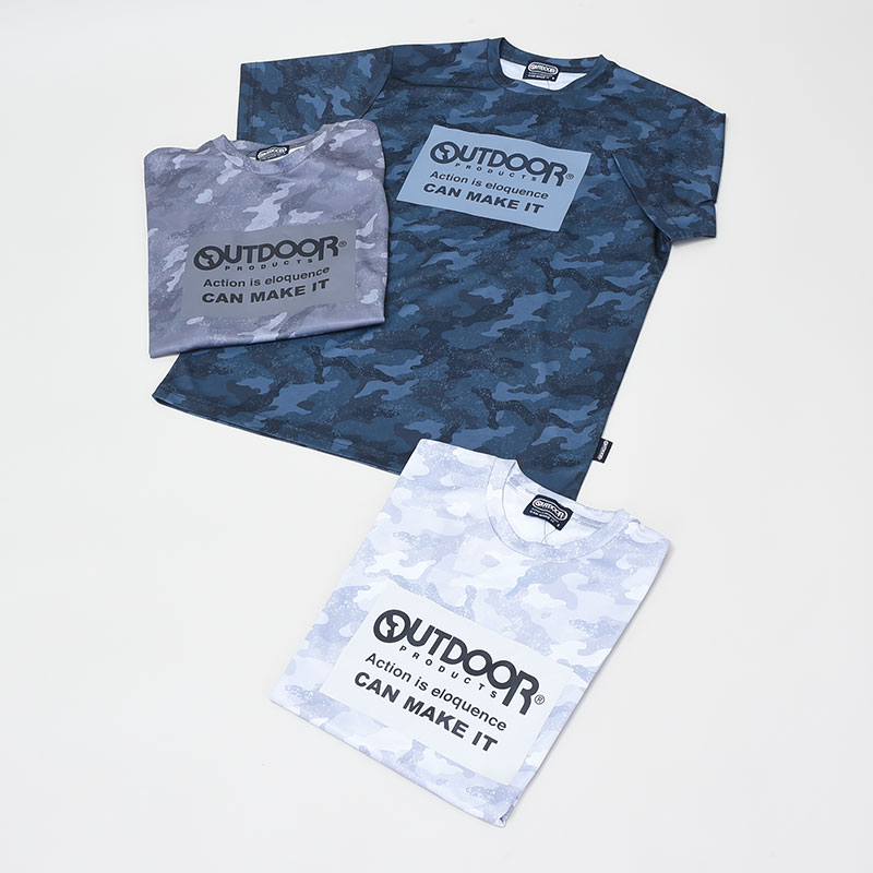 紳士ブランドDRYメッシュ迷彩柄Tシャツ