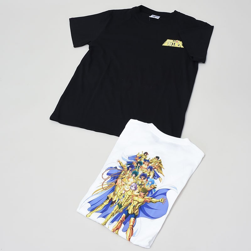 紳士半袖聖闘士星矢プリントTシャツ